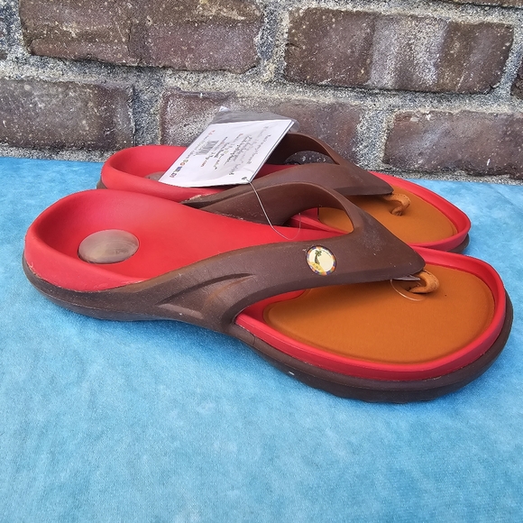 Men's Hawaiian Jellys Slide Flip Flop Thong Flat Sandals Sz 6 - Picture 2 of 7